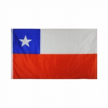 Polyester Chile National Flag Banner 3x5