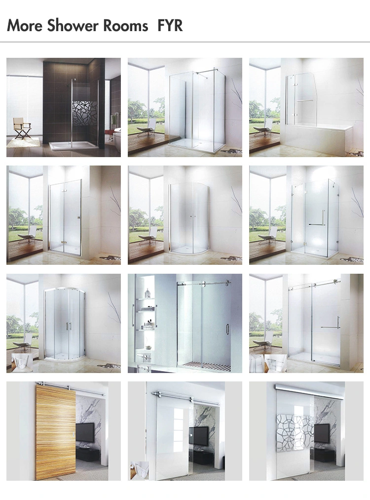 Frameless Shower Cabinet Sr-018 Glass to Glass Fitting Sk-021