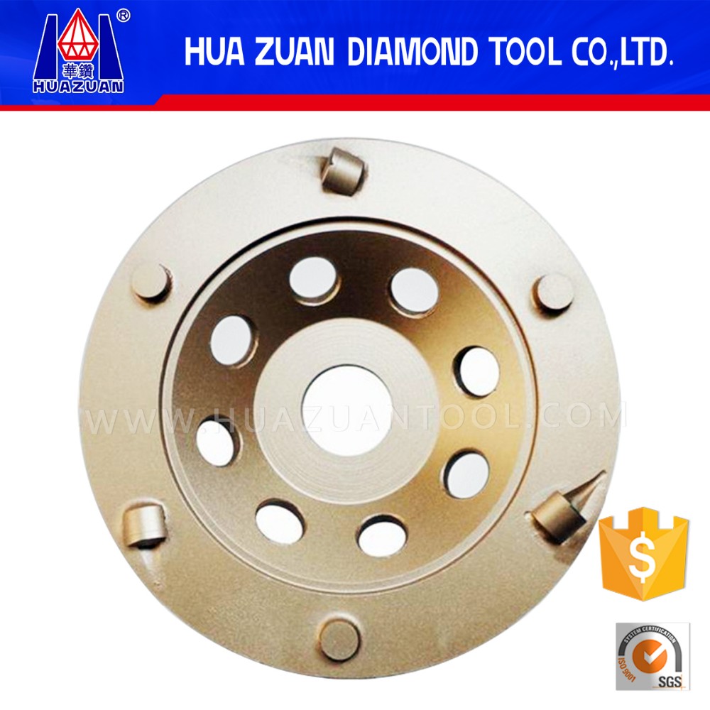 PCD Diamond grinding cup wheels for floor, PDC Cups grinding segmented disc