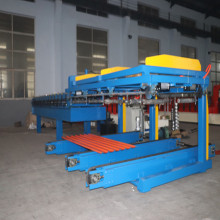 Automatic metal roof sheet stacker