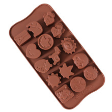 Animal shaped silicone chocolate candy mold