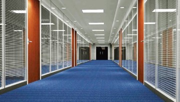 Glass used office partition wall