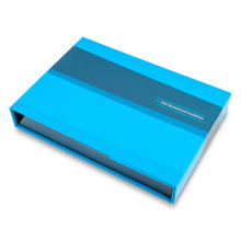 Boîte de liants de présentation en carton de conception personnalisée 3 anneaux