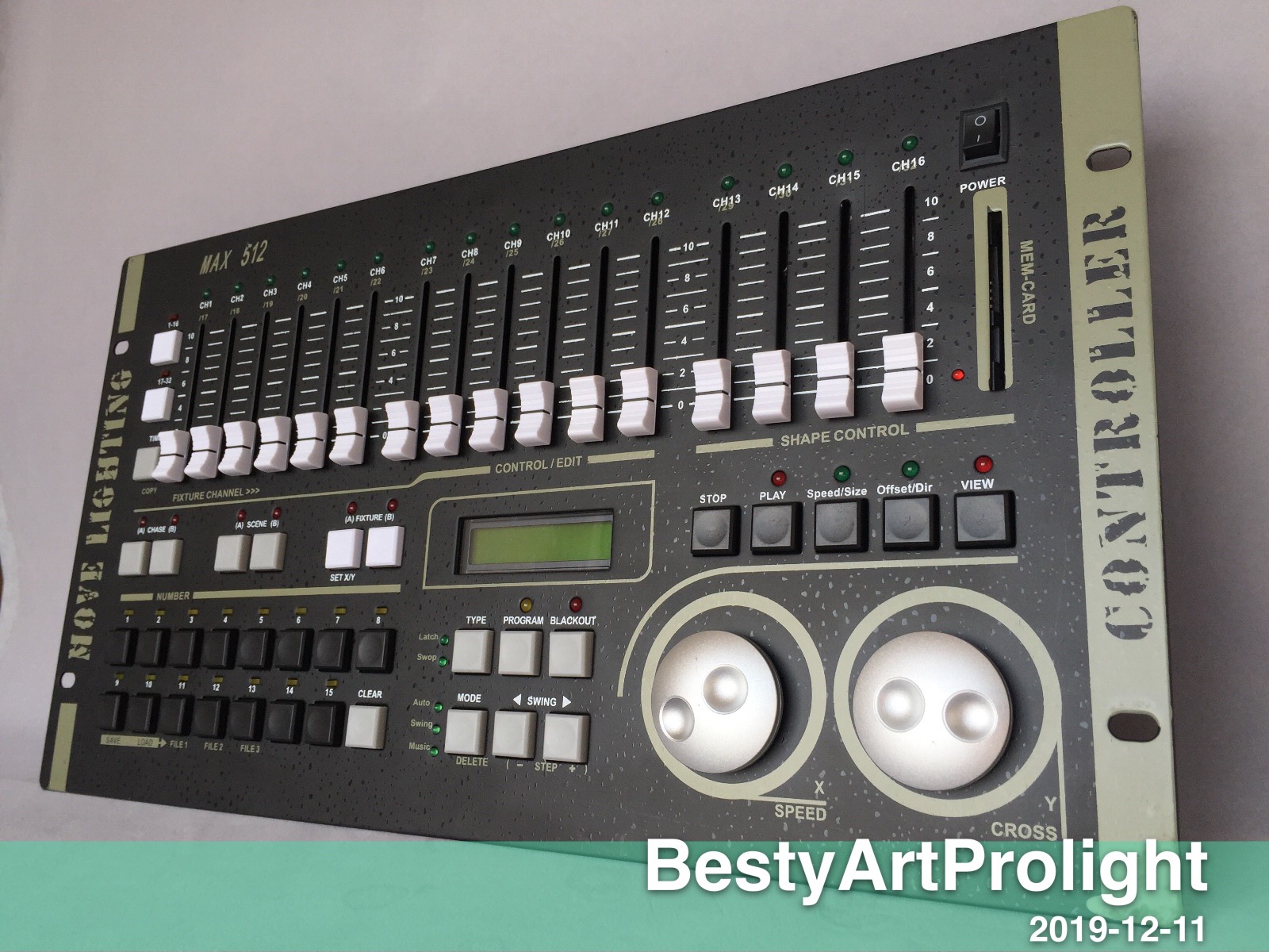 Max512  lighting console controller