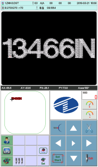 TE510H Embroidery Software operating system