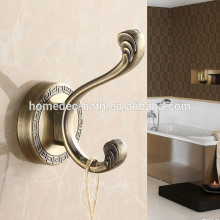 Single hook zinc alloy antique towel hat robe hook