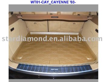 RUBBER FLOORING TRUNK TRAY POSCHE CAYENNE AUTO CAR TRUNK TRAY