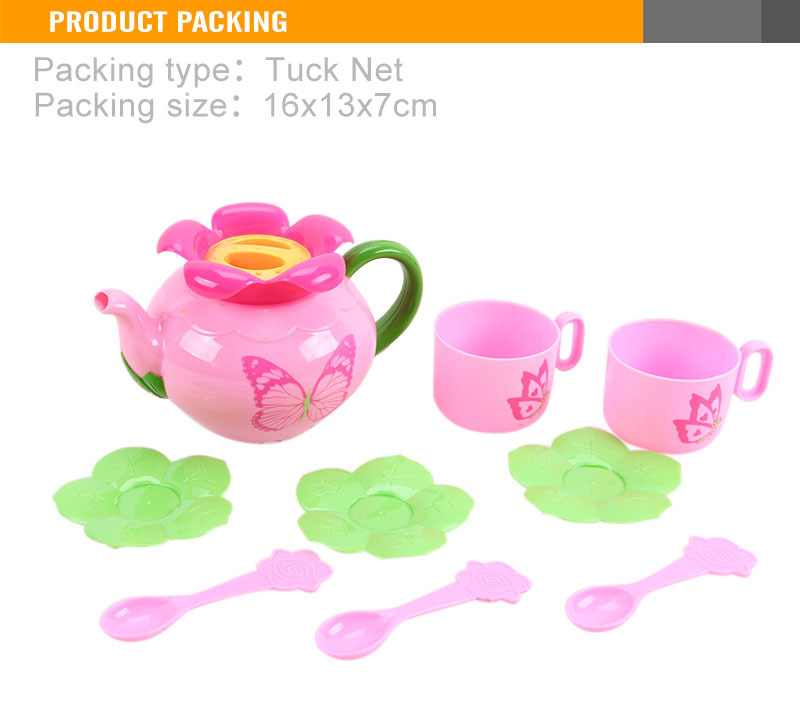 Funny plastic tea cup sets