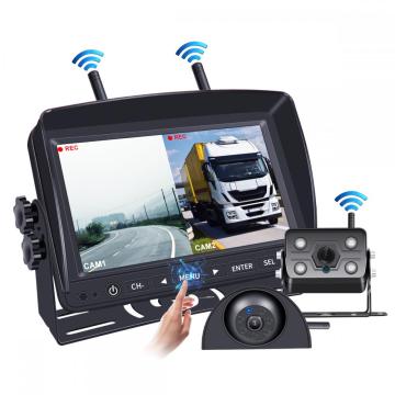 Wireless truck Camera Systems 7-inch Touch Button Monitor