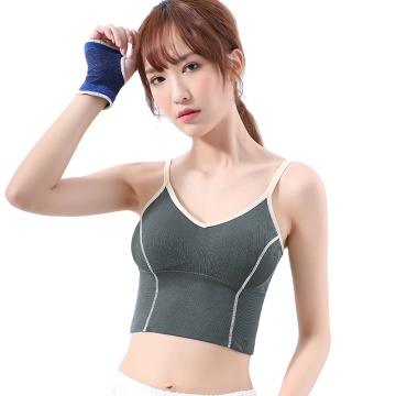 Sexy Wireless Sports Bra U Back Crop Top Vest Seamless Bra
