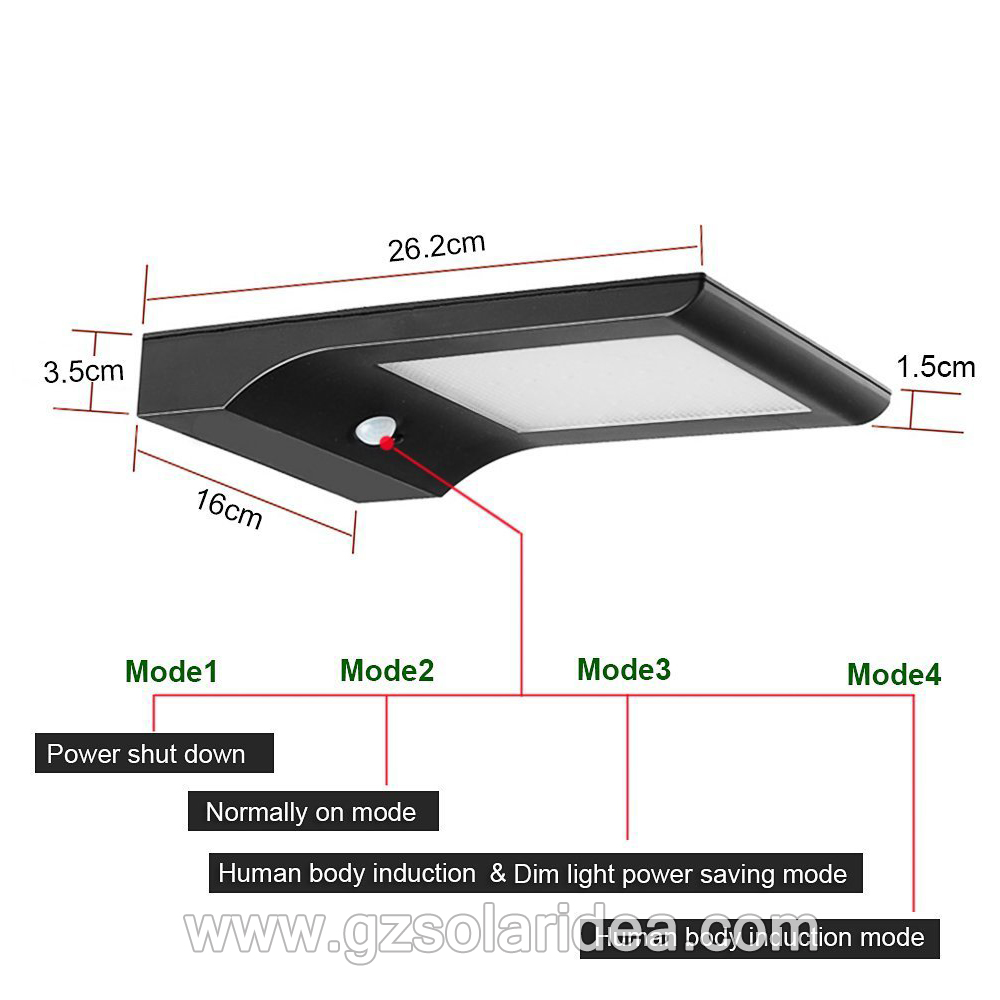 Solar power IP65 LED light