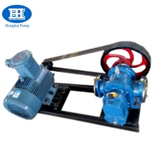 Pulley Belt Driven High Viscosity Lobe Pump