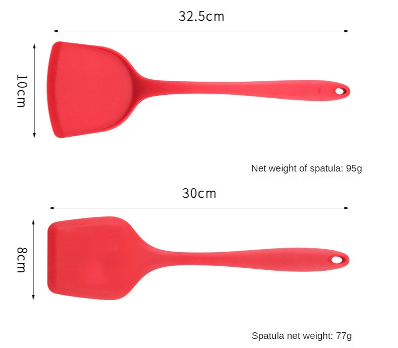 Non-stick Pan Silicone Spatula Spoon Kitchen Utensil Cooking Tool Wholesale