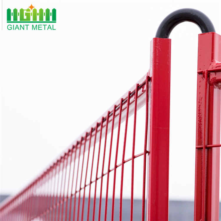 High Standard Galvanized Steel Safety Canada Temporary Fence