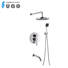 FUAO Wholesale bathroom metal increase pressure shower head