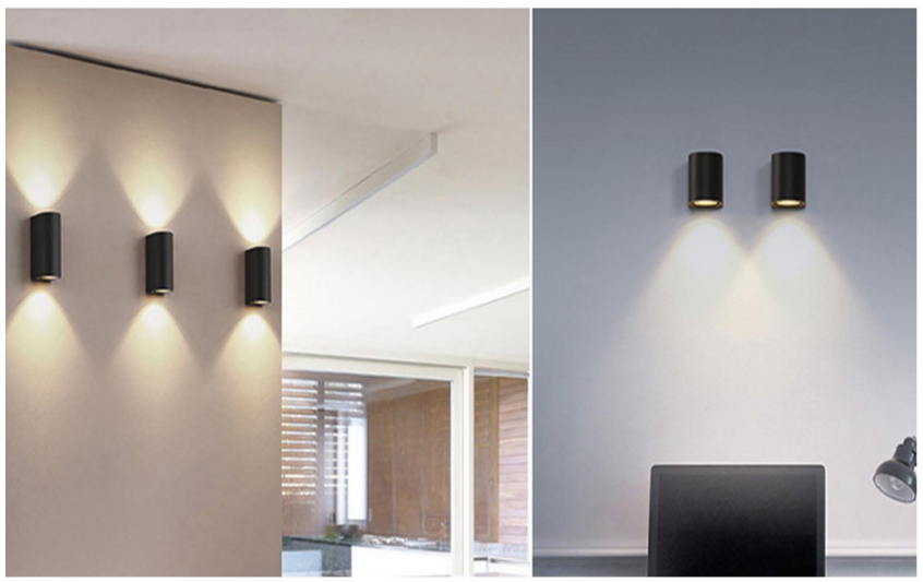 High power LED wall light