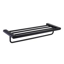 Bathroom Towel Rack in Matte Black