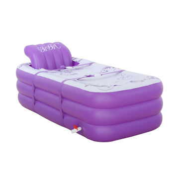 Inflatable Spa vantub көчмө бүктөлүүчү ваннанын ваннасы