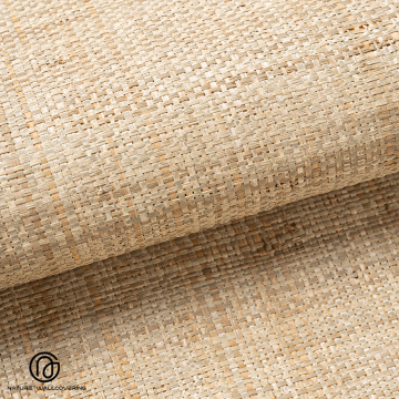 Natural Raffia Grass Wallcovering Warm and Simple Design