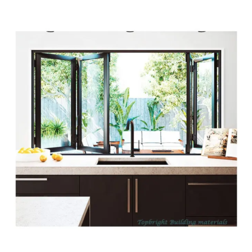 NFRC America Standard Aluminum Bi-folding windows
