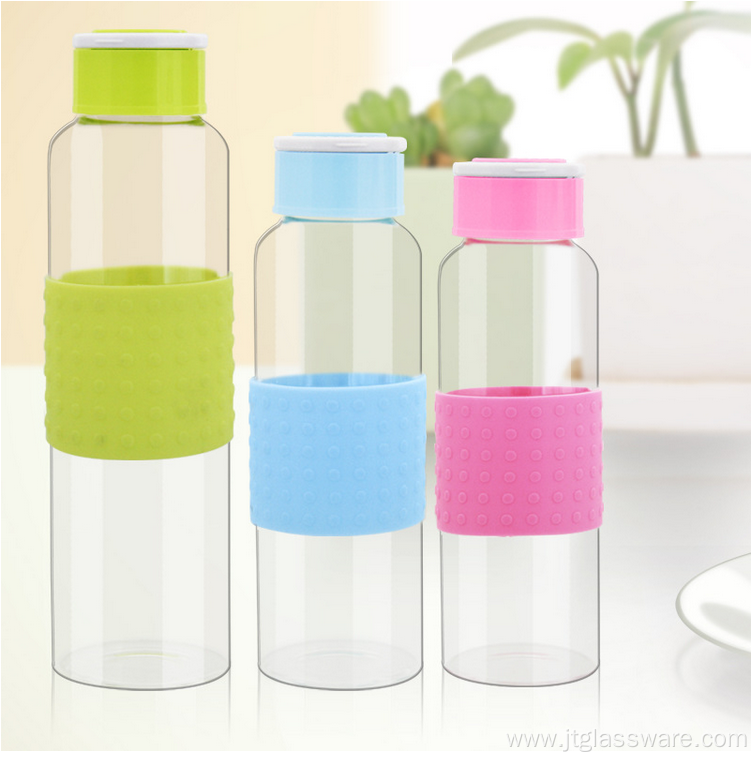 Carrying Loops Glass water Bottle