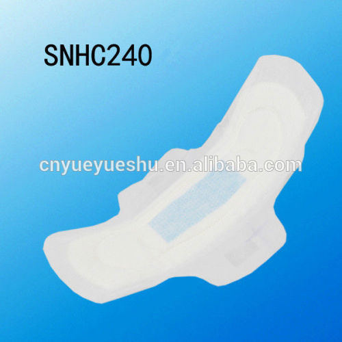 240mm sanitary towels with white wrapped film