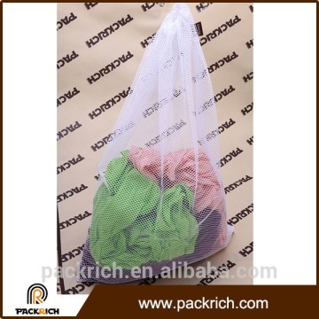 Laundry washing nylon mesh drawstring bags