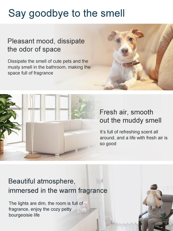Toilet wall hanging electric pure air freshener dispenser with lcd automatic spray perfume purified air machine