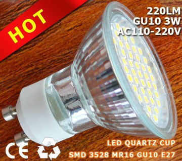 MR16 led Quartz Light Cup, 3w led Spot Light,2 years warranty