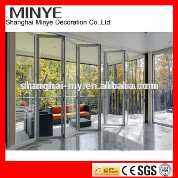 Factory price Aluminium folding doors/ Bi-folding doors with AS2047