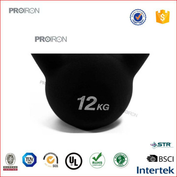 cast iron kettle bell body workout fitness, 12kg vinyl cast iron kettlebell