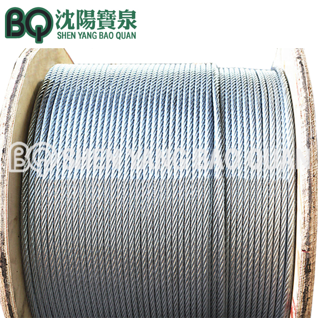 16mm Galvanized Wire Rope for 12-14t Tower Crane