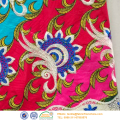 Afrika lilin dicetak kain dengan renda