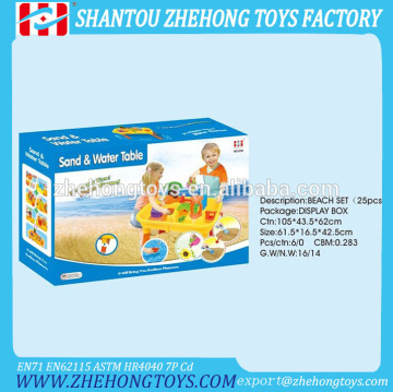 25pcs Sand Beach Toys Summer Beach Toys Beach Table