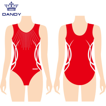 Toddler sleeveless sublimated leotards