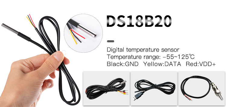 GTS200 Dallas Temperatura impermeável preço sonda sensor de DS18B20