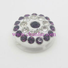 Newly purple crystal resin bead jewelry