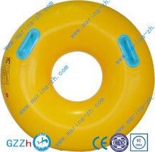 Inflatable donut pool float cheap Swin ring with handles