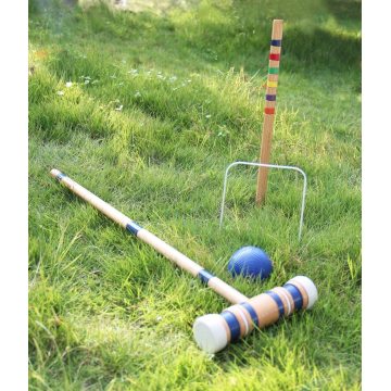 Eastommy Nuovo set da croquet per sei giocatori da esterno