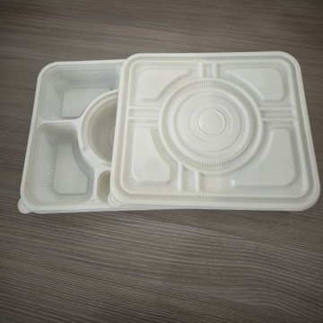 Biodegradable Cornstarch Bagasse Fast Food Packaging Container