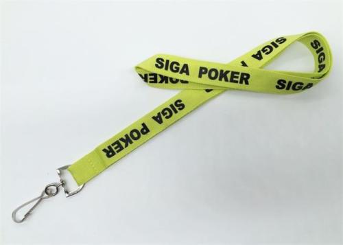 25MM Custom Logo Polyester Silk Screen Lanyards