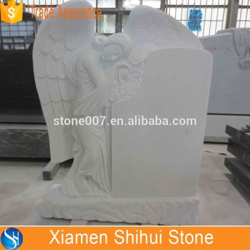 angel design marble headstone