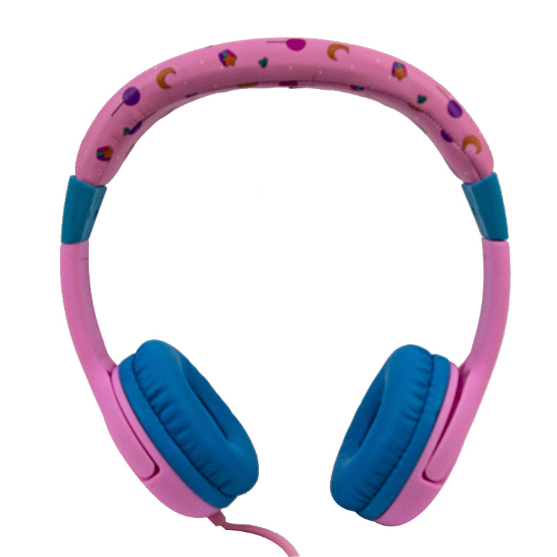 Adjustable Lipat Kid Wired Headband Earphone Headphone Adjustable Foldable Kid Wired Headband Earphone Headphones