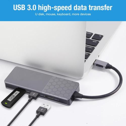 7 In 1 USB-C Hub New 7 In 1 USB-C Hub 3.0 2021 Factory