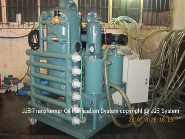 auto-running vacuum oil purifier with PLC controller