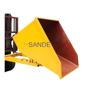 SANDE Sale: Forklift Hopper Attachment - Steel Self Dumping Hopper