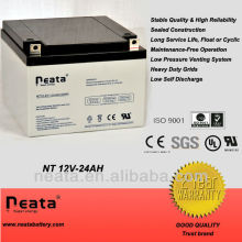 Telecom system battery 12v 24ah for uninterruptible power supplies(ups)