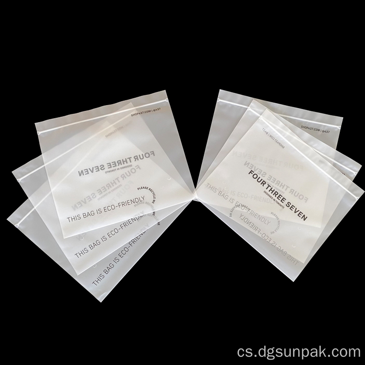 recyklace polybagových obalů čirých plastových opp poly sáčků