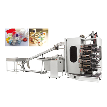 Multi Color Curved Surface Printing Machine for 6-Color Plastic Cup Printing