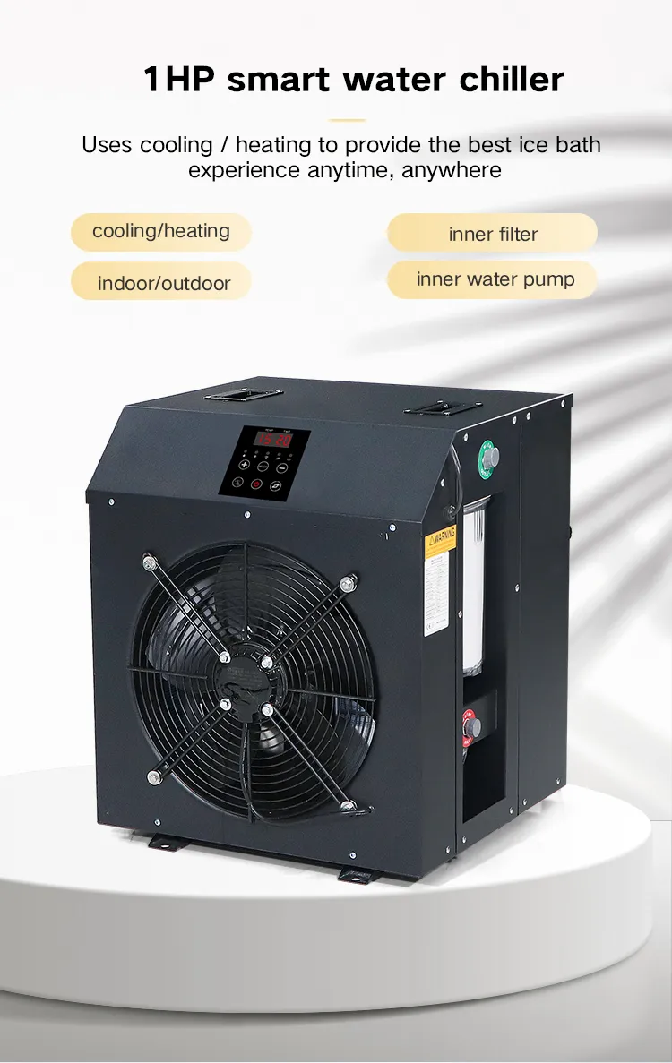OEM Logo Cold Plunge Water Chiller Ice Bath Cooling System Chiller for Sport Recovery
